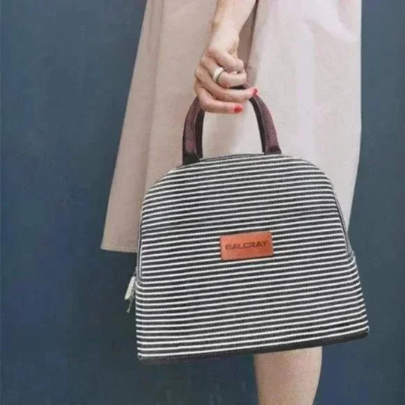 Insulated Lunch Container Bag Tote Bag for Women - Picture 2 of 9